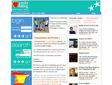 Tablet Screenshot of costadating.com